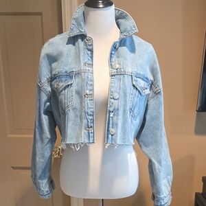 Zara Light Blue Denim Jacket